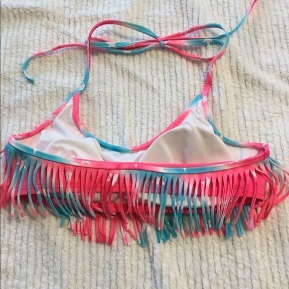 Victoria’s Secret S fringe tie dye bikini top - Picture 6 of 8